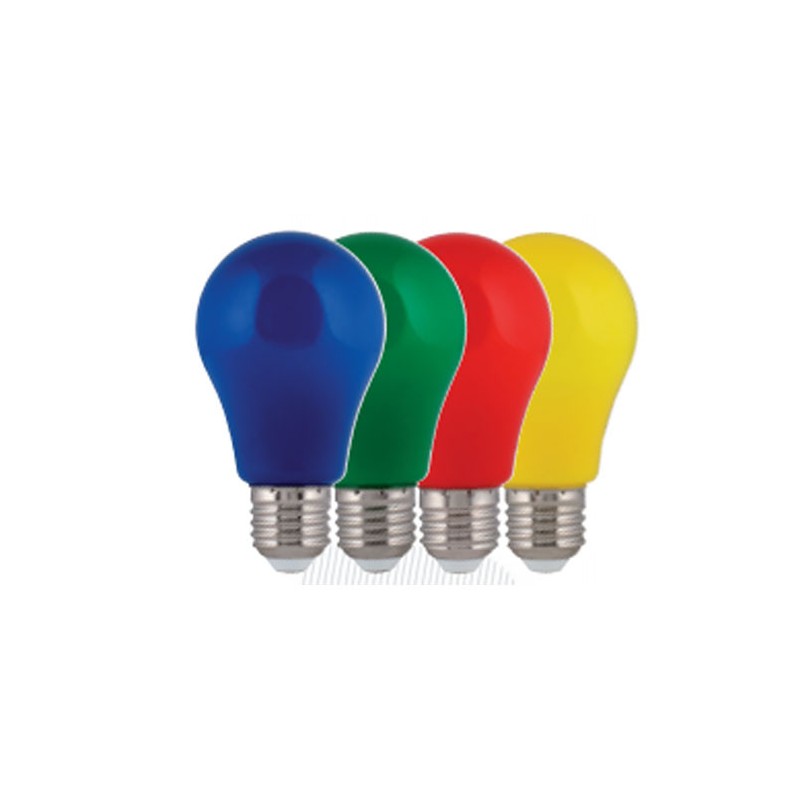 6010500389836 E27 Ampoule led standard LED 2w Bleue 230v