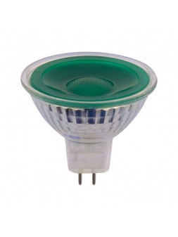 6168400048720 GU5,3 LED COB 5w Verte 12V AC/DC SPL