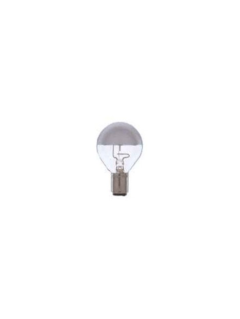 9021300116081 BA15D Sphérique Claire Calotte Argentée 24v 40w Filament Axial