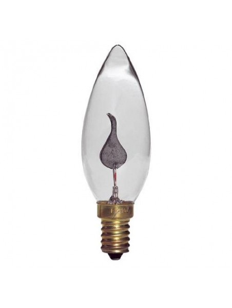 1030500021453 E14 Flamme Claire Vacillante 230V 3w 35x100mm