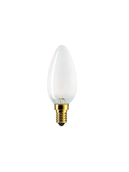 1030500021330 E14 Flamme Dépolie 125V 130V 15w