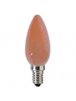 124010 E14 Flamme Color Opaque 230V Orange 25w