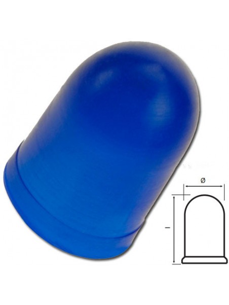 A210500171882 Capuchon silicone Bleue 10.5x13mm pour lampe T3 1/4