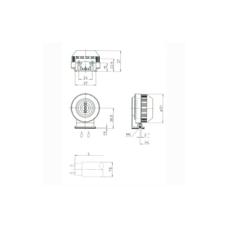 M225770126SG Manchon et Douille étanche pour tube G13 26mm