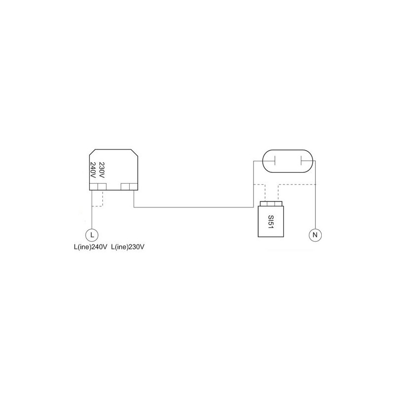 A030100887013 Ballast Ferromagnétique Vapeur de Mercure & Iodures Métalliques 250w (MK4)