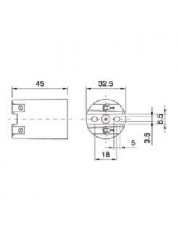 A107400770000 Douille E14 Céramique 2A 250v 200°C