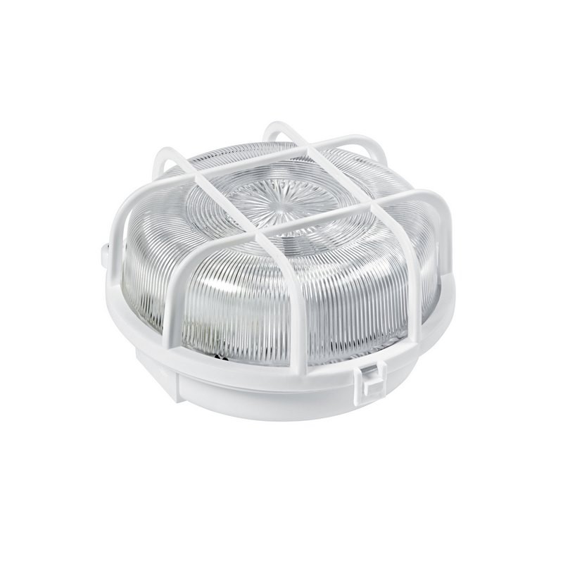 P010700036371 Hublot Rond ECO ROND Blanc E27 100w max IP44 IK02 Aric