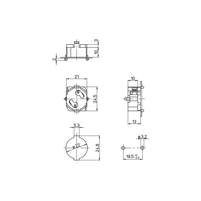 A17560016A000 Support Starter type 16A