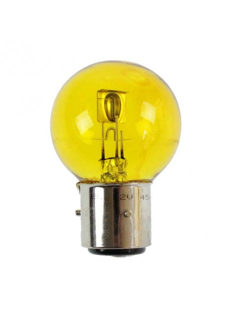Ampoule de phare BA21D 12V 35/35W jaune - pièce équipement