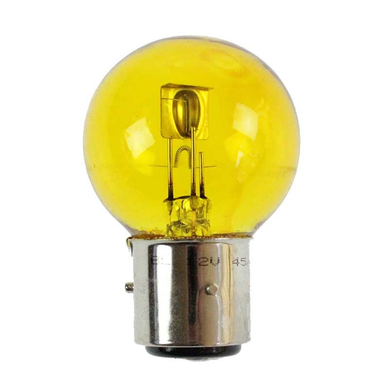 8020500000595 BA21D Phare-Code Jaune 41x61 12v 45/40w 2 Filaments