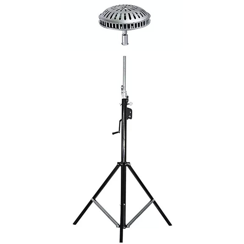 A23116000004M Trépied téléscopique pour luminaire led 300w Hauteur max 4 mètres