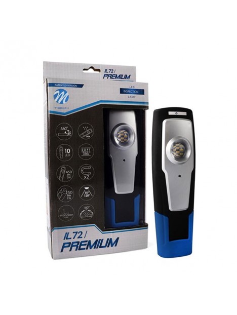 A218000544070 Lampe d'inspection PREMIUM aimantée rechargeable USB - 220-240v 450lm M-tech