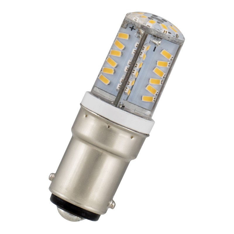 6040500405864 LED Ba15d T15X45 240V 2W WW