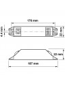 BAL536464 Ballast électronique T5 21w 230-240V Philips