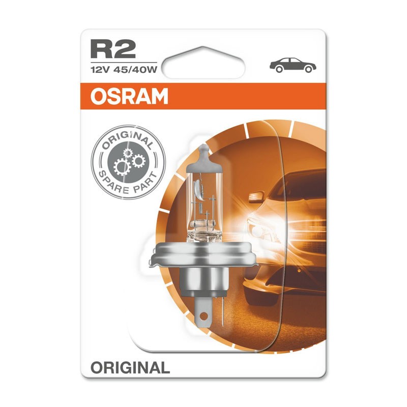 8020200925400 P45T Lampe Phare claire 'R2' 41x82 12v 45/40w 64183-01B OSRAM