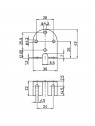 A2356000040AU Equerre de fixation 26/36