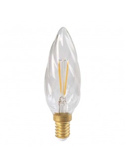 6031900713212 E12 Flamme LED Claire Torsadée 5w 2700K F6 Dimmable 713212 Girard Sudron
