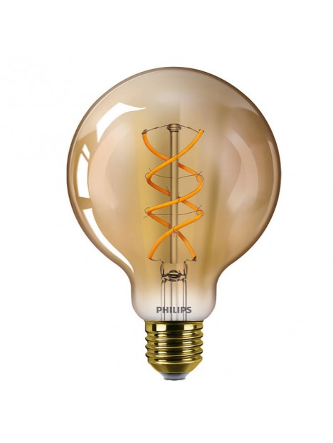 6100100744154 E27 Ampoule led globe effet filament CLA LEDBulb SP ND 5-25W GOLD G93 CL