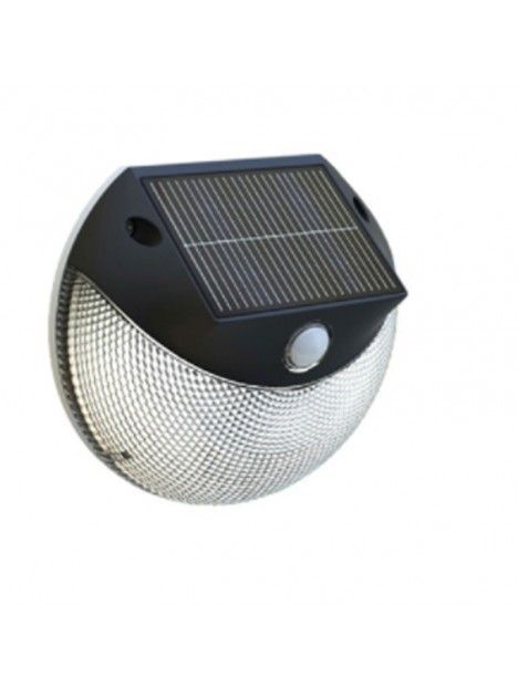 M010111SS002 Applique solaire led avec détecteur de présence et crépusculaire 200lm IP65 4000K