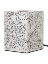 S070500425381 Lampe à poser Blanc E27 95x120mm + cordon + inter 1.8mètre Terrazzo