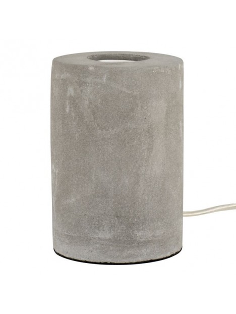 S070500406397 Lampe à poser Béton brut E27 90x130mm + cordon + inter 1 mètre Concrete