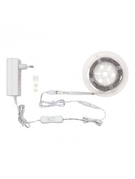 C010500141962 Kit Ruban led Ecobasic 6,8w/m 3 mètres + inter + alimentation 4000K