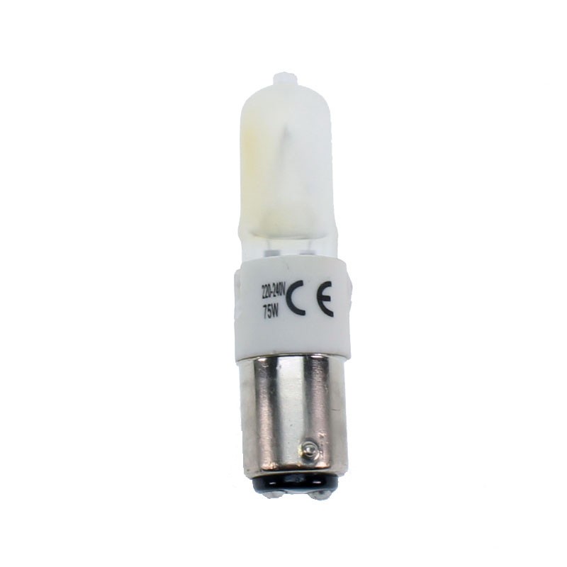 2048448373201 BA15D Tube halogène dépoli 75w 220/240V SPL