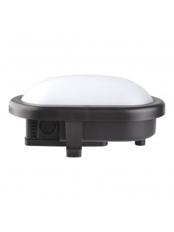 M010500139761 LED Hublot Basic 12W 4000K Noir Ovale