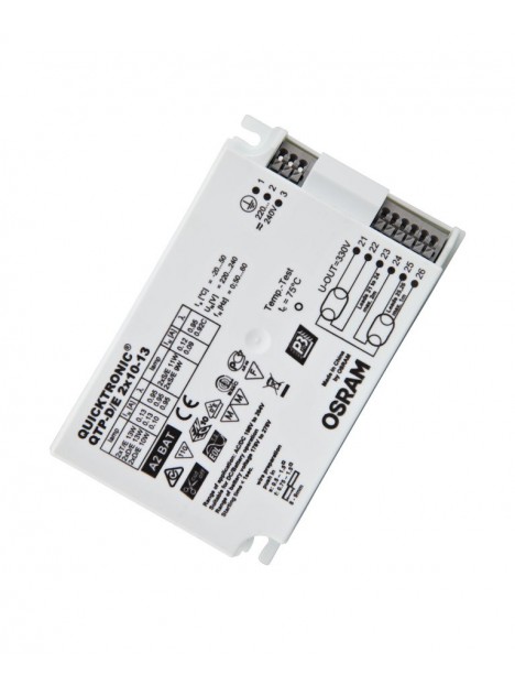 A030200181596 Ballast électronique QTP-D/E 2X10-13/220-240 OSRAM pour lampes CFL A030200181596 Ballast électronique QTP-D/E 2X10-13/220-240 OSRAM pour lampes CFL