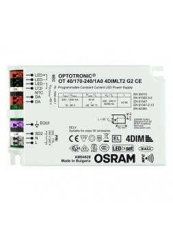 A140200981935 Driver OUTDOOR OT40 170-240 1A0 4DIMLT2 G2 OSRAM Driver OUTDOOR pour luminaires et modules LED