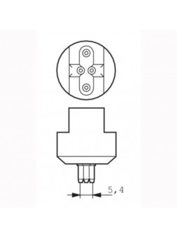 4500100452967 G5.4X17Q TUV 260W XPT Germicide UVC Dynapower Amalgam Philips