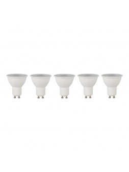 6160500449202 EcoPack Lot 5pcs LED PAR16 GU10 5W (50W) 370lm 827 38D