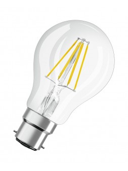 B22 Standard led bulb Claire LED filament effect 4w 2700K 827 230v OSRAM