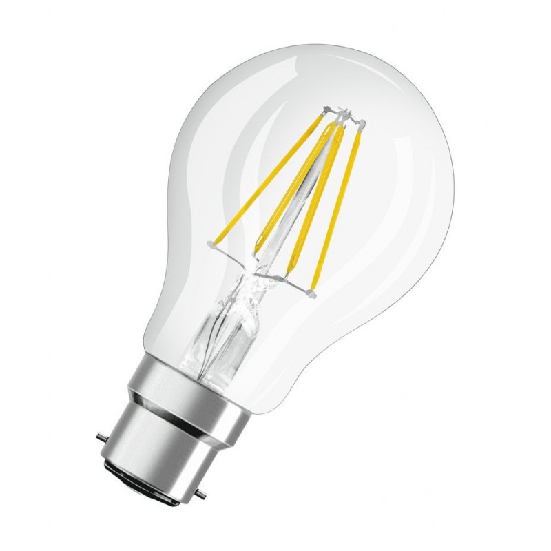 6010200591875 B22 Ampoule led standard Claire LED effet filament 6,5w 2700K 827 230v OSRAM