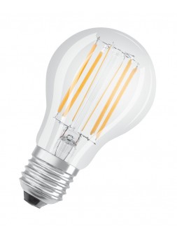 E27 Standard led bulb Clear LED filament effect 7.5w 2700K 827 230v OSRAM