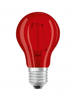 6010200433946 E27 Ampoule led standard Claire Rouge LED effet filament 2,5w 230v OSRAM