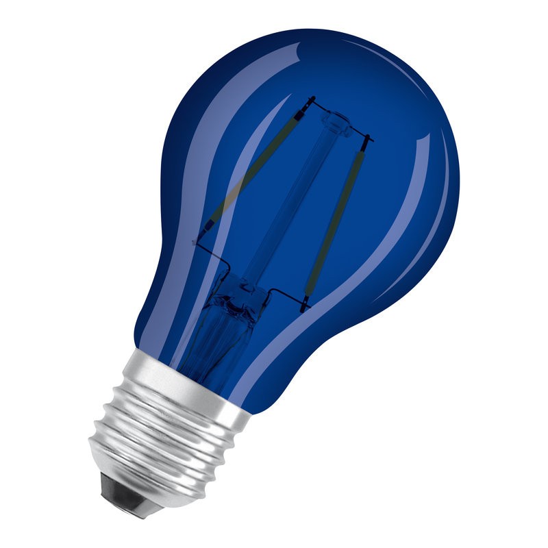 Spot bleu 40W E27 230V - Lampe verte réflecteur Ø63mm