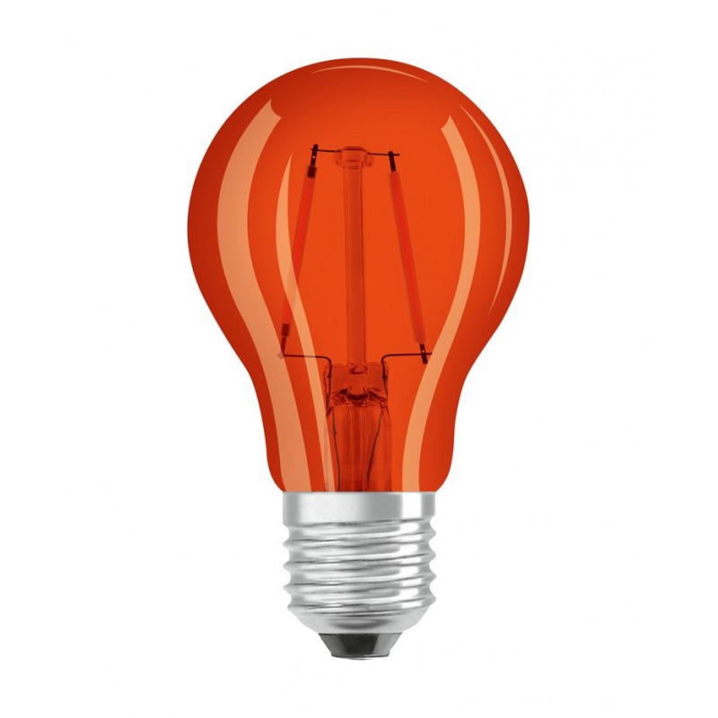 6010200433960 E27 Ampoule led standard Claire Orange LED effet filament 2,5w 230v OSRAM