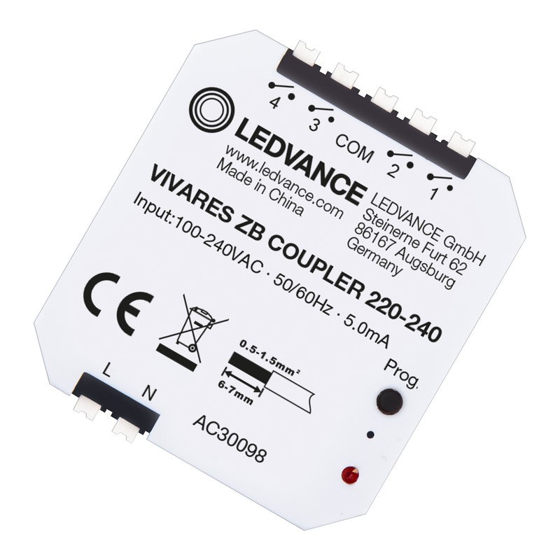 A070200463806 Coupleur de bouton poussoir VIVARES ZB COUPLER Zigbee LEDVANCE