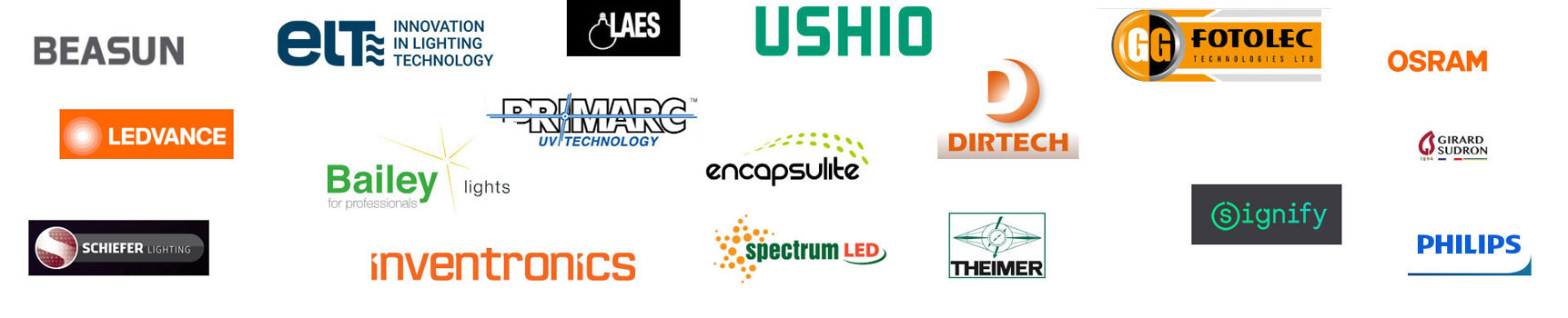 Distributor of major brands of lighting and special light