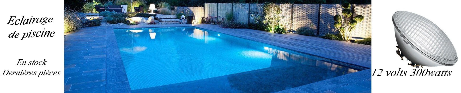 Eclairage de piscine