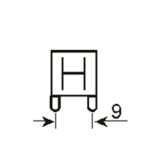 A107406500000 Douille G9 simple 270°C 250V 2A