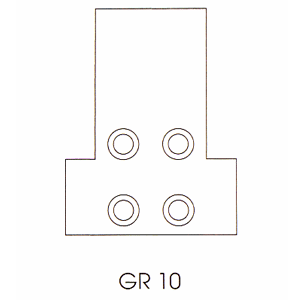 A105600413BUT Douille GR10Q 4 PINS