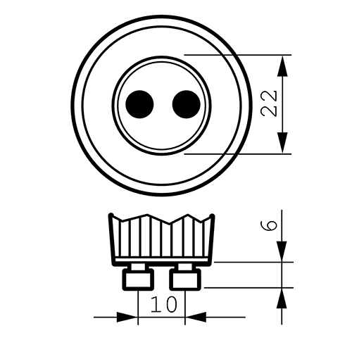 2270200501857 GZ10 HALOPAR 16 50w 230v 35° 64826FL 2000H OSRAM