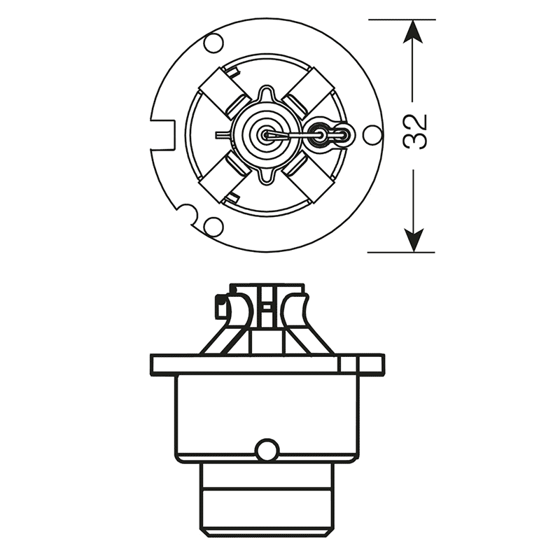 5040200184573 XENARC ORIGINAL Xenon D2S 35w 85v Osram