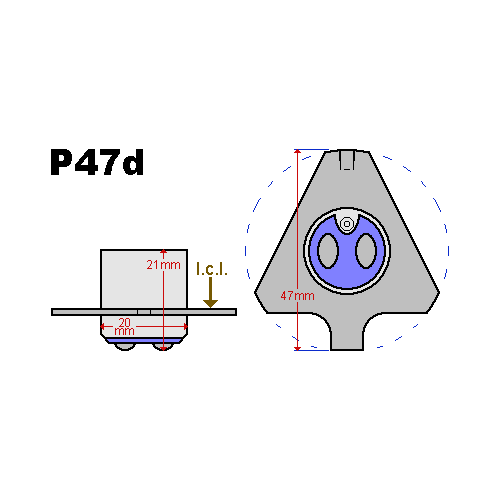 953456 P47D Lampe tube 6V 25W axial LT53Z